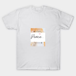 Find Peace Within: Motivational Print Art T-Shirt